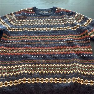 Barbour Men's Sweater with Multicolor Stripes